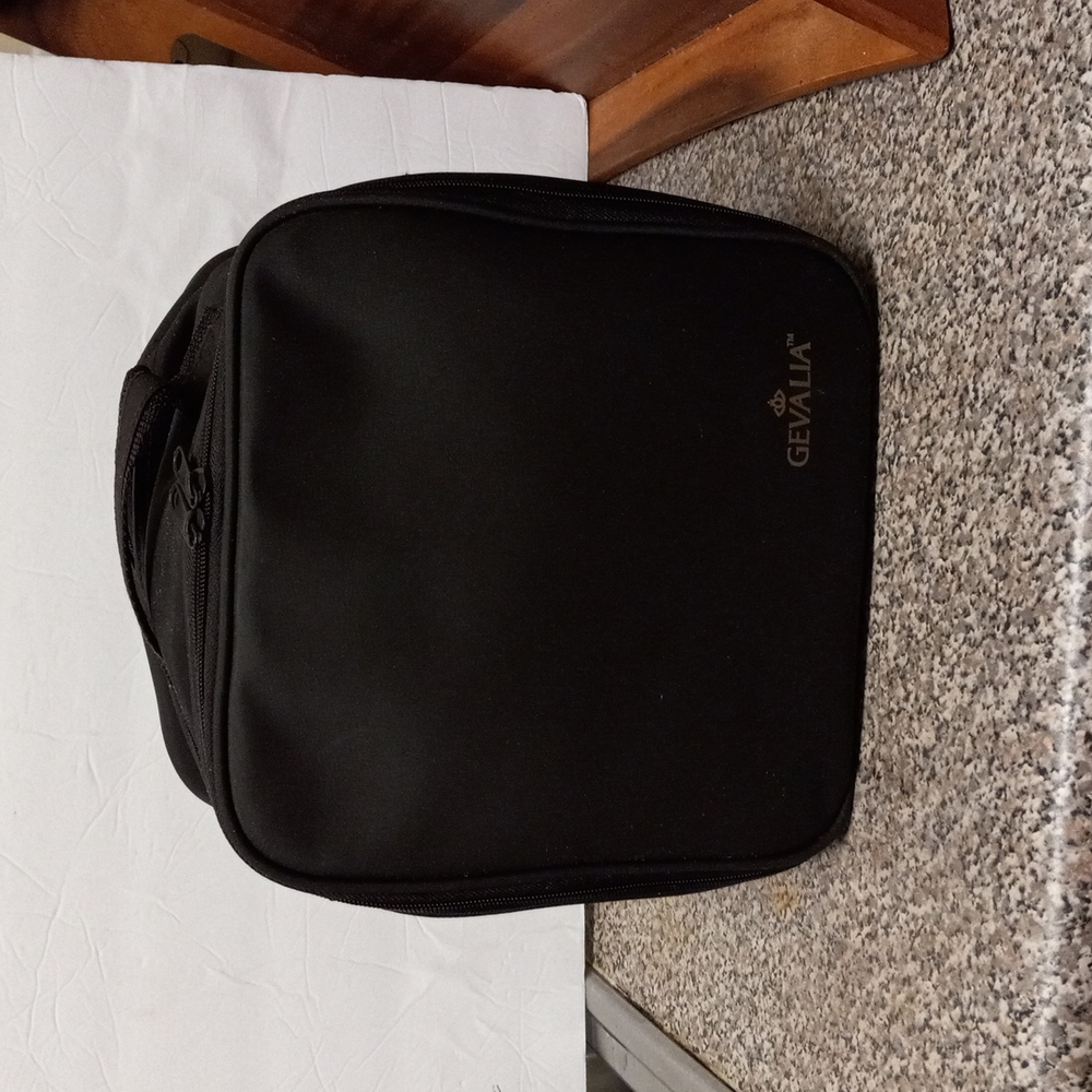 GEVALIA Travel Picnic Tailgate Coffee/Tea Set Zip Closure Backpack Case